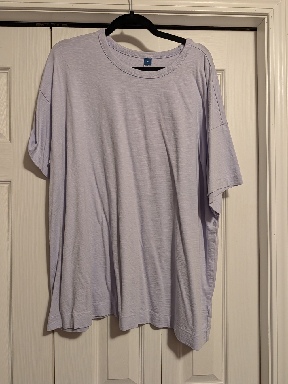Old Navy Women's Lightweight Crew Neck Vintage Tee - Light Periwinkle